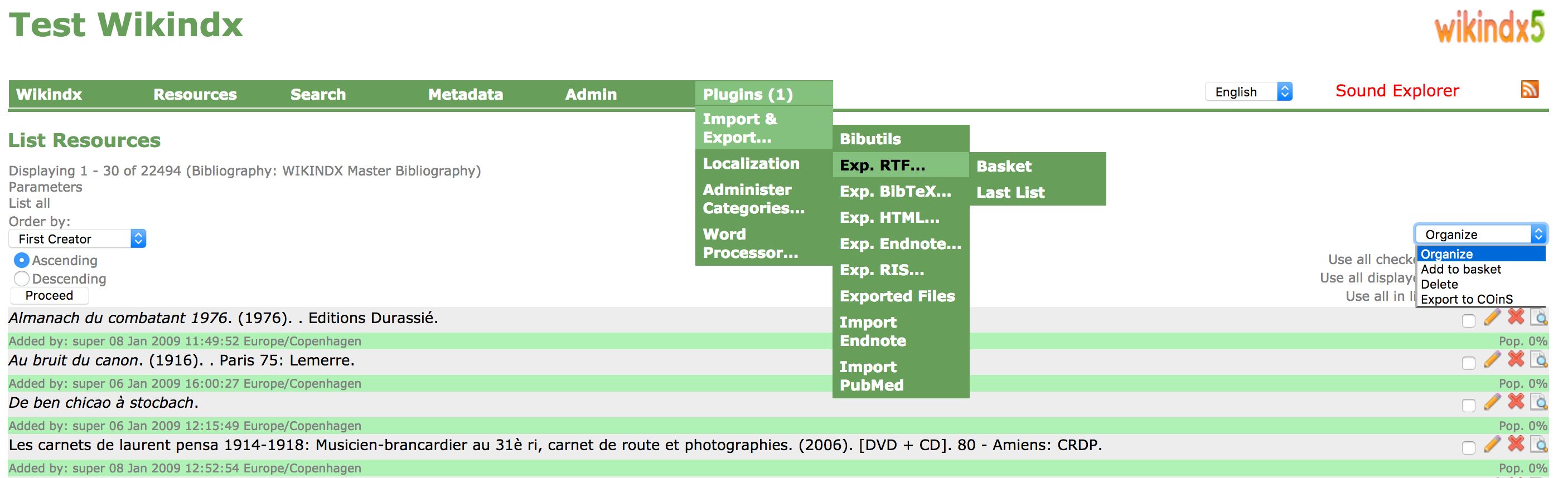 RTF Export