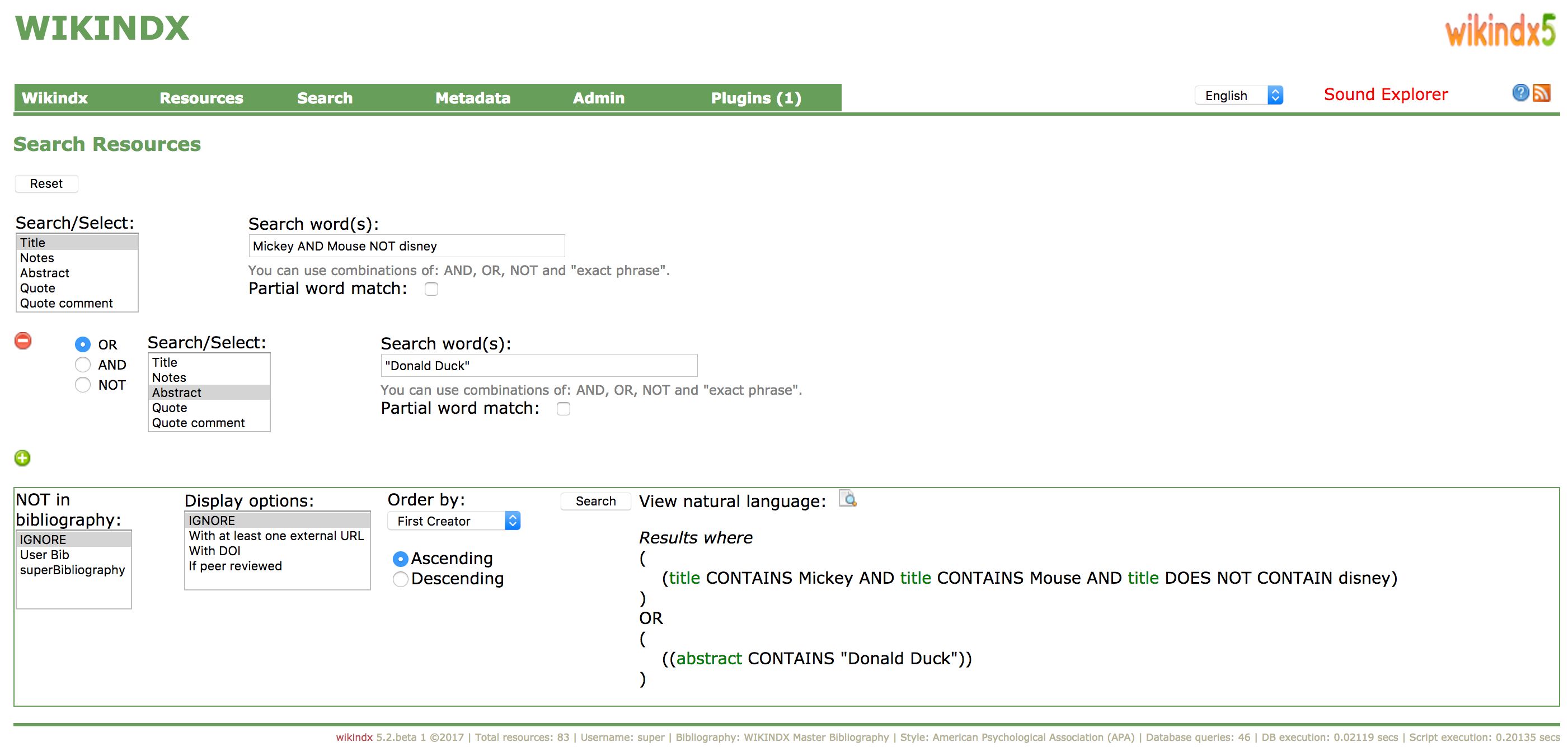 Resource Search