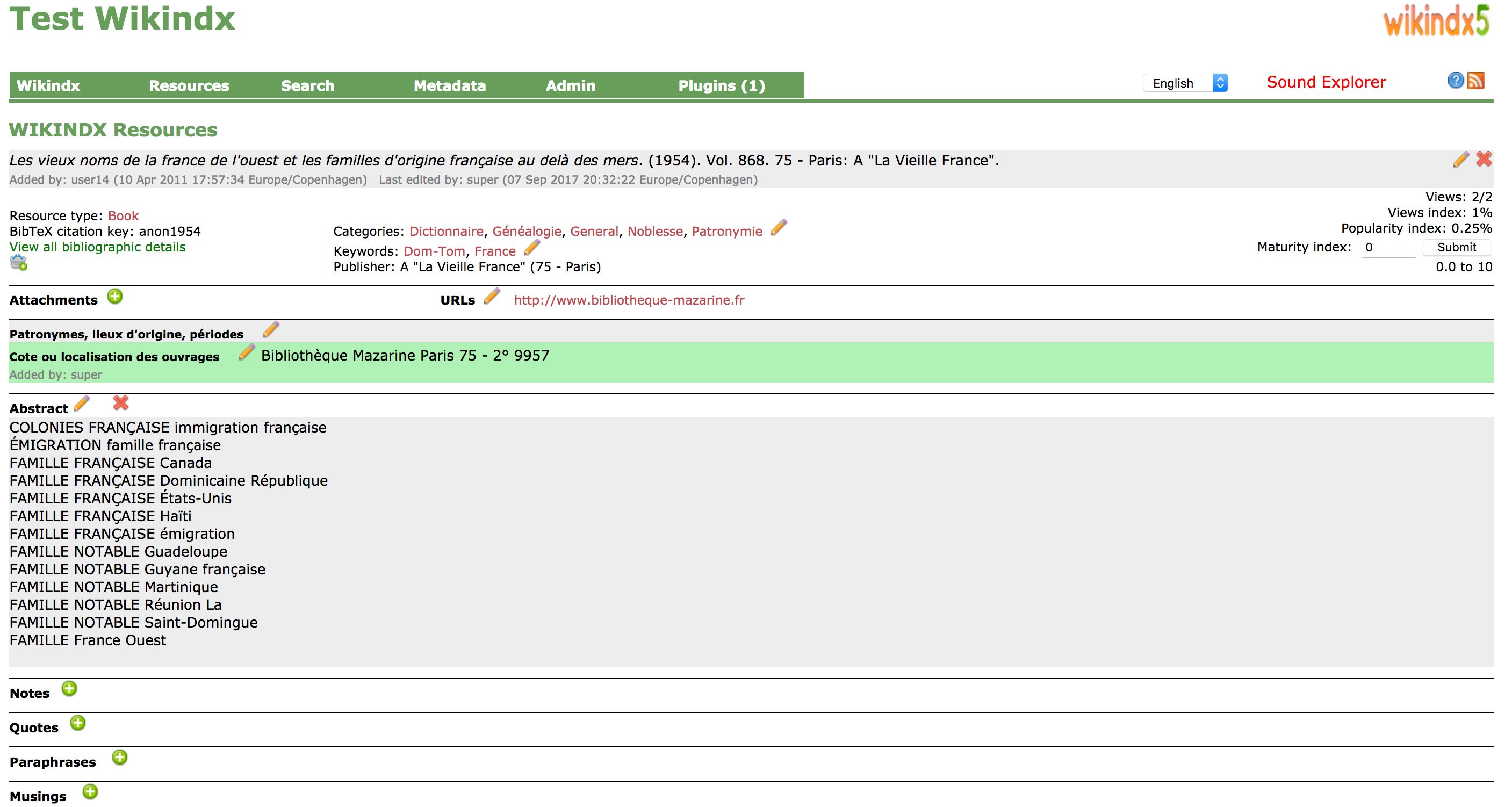 Resource View